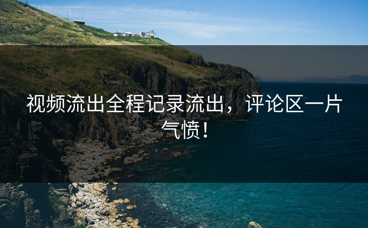 视频流出全程记录流出，评论区一片气愤！