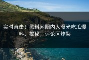 实时直击！黑料网圈内人曝光吃瓜爆料，揭秘，评论区炸裂