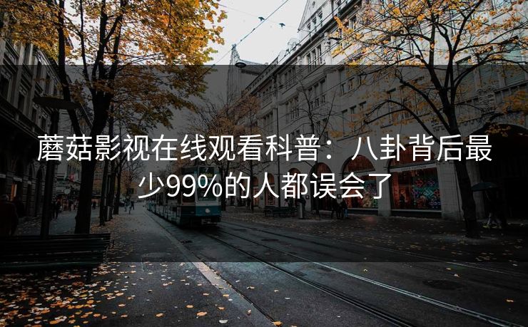 蘑菇影视在线观看科普：八卦背后最少99%的人都误会了